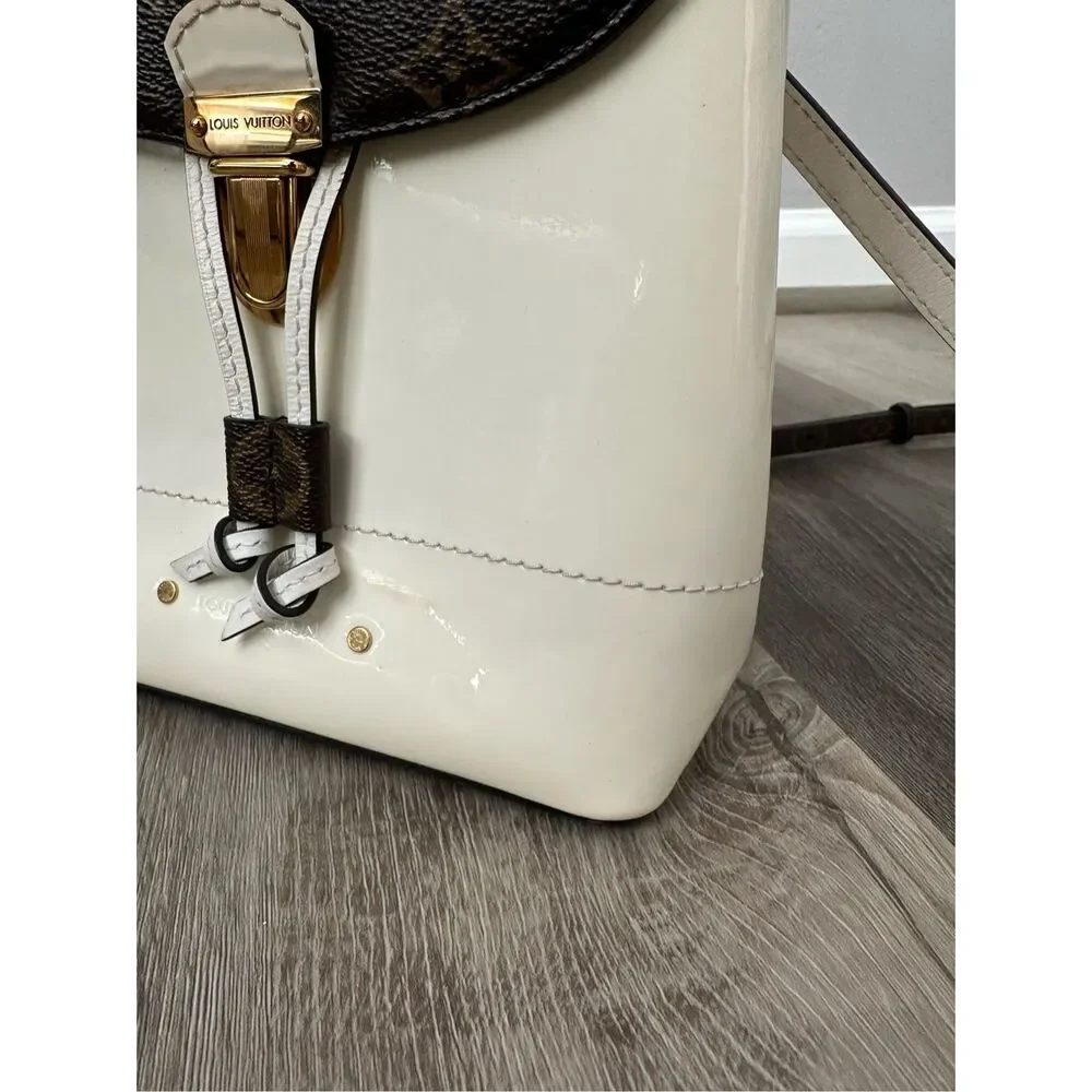 Louis Vuitton Patent Monogram Hot Springs Backpack Snow
